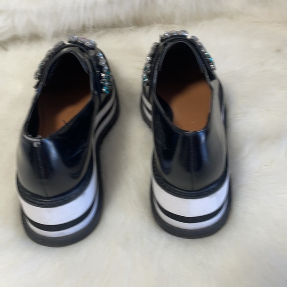 Zara Black Loafers with Jewel Embellishments - Picture 3 of 4